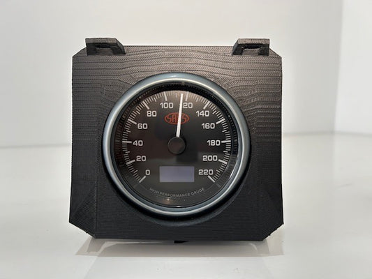 SAAS Muscle Series 1 and 2  Gauge Adaptor - RH 80mm Large Gauge Adaptor, HZ GTS Dash (SPEEDO)
