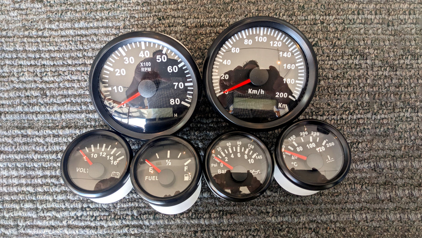 eBay Gauges - HZ GTS Dash Gauge Adaptor Kit