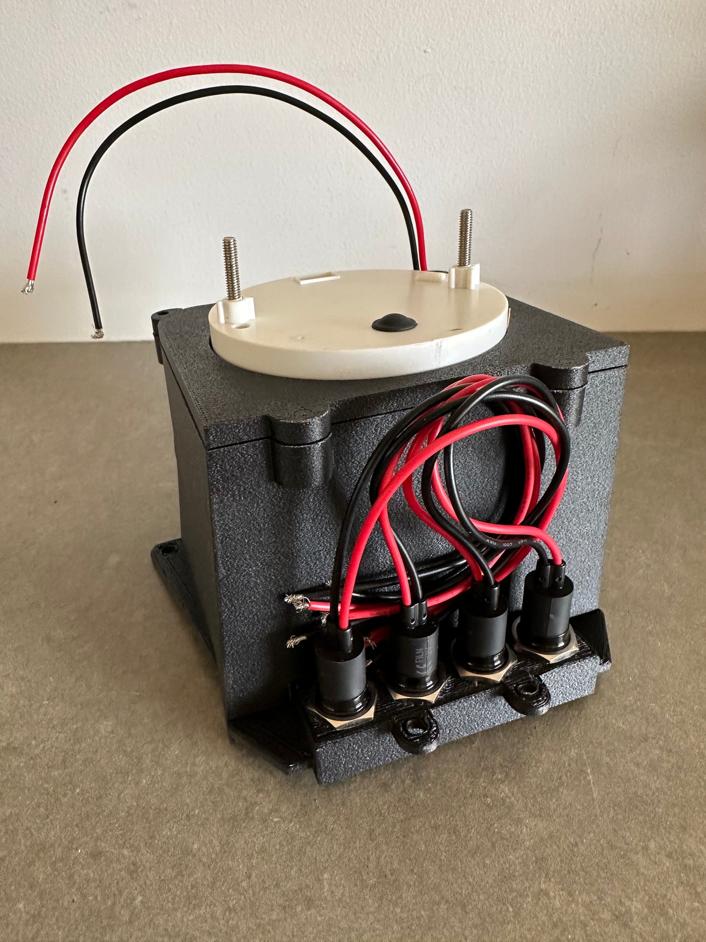 HQ 3-3/8 (85MM) Modern Gauge Adaptor with LED'S (SPEEDO)