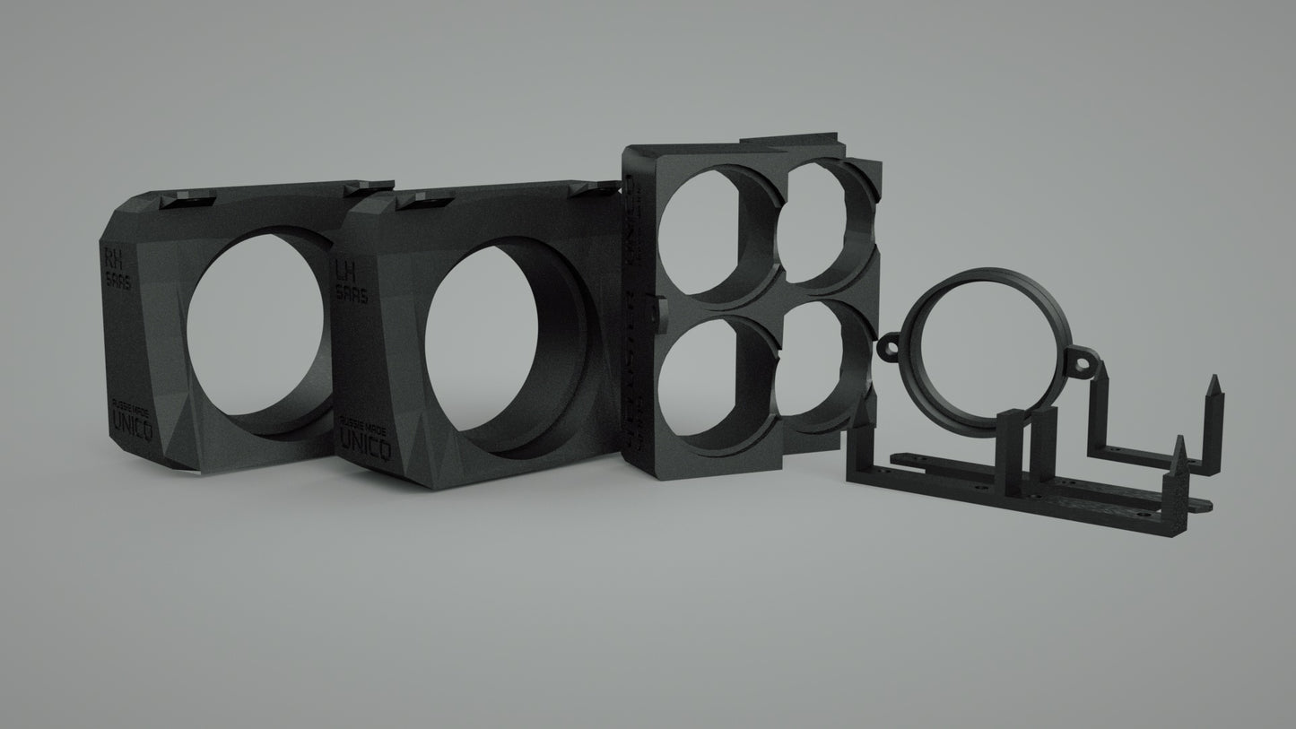 SAAS Muscle Series 3 - HZ GTS Dash Gauge Adaptor Kit