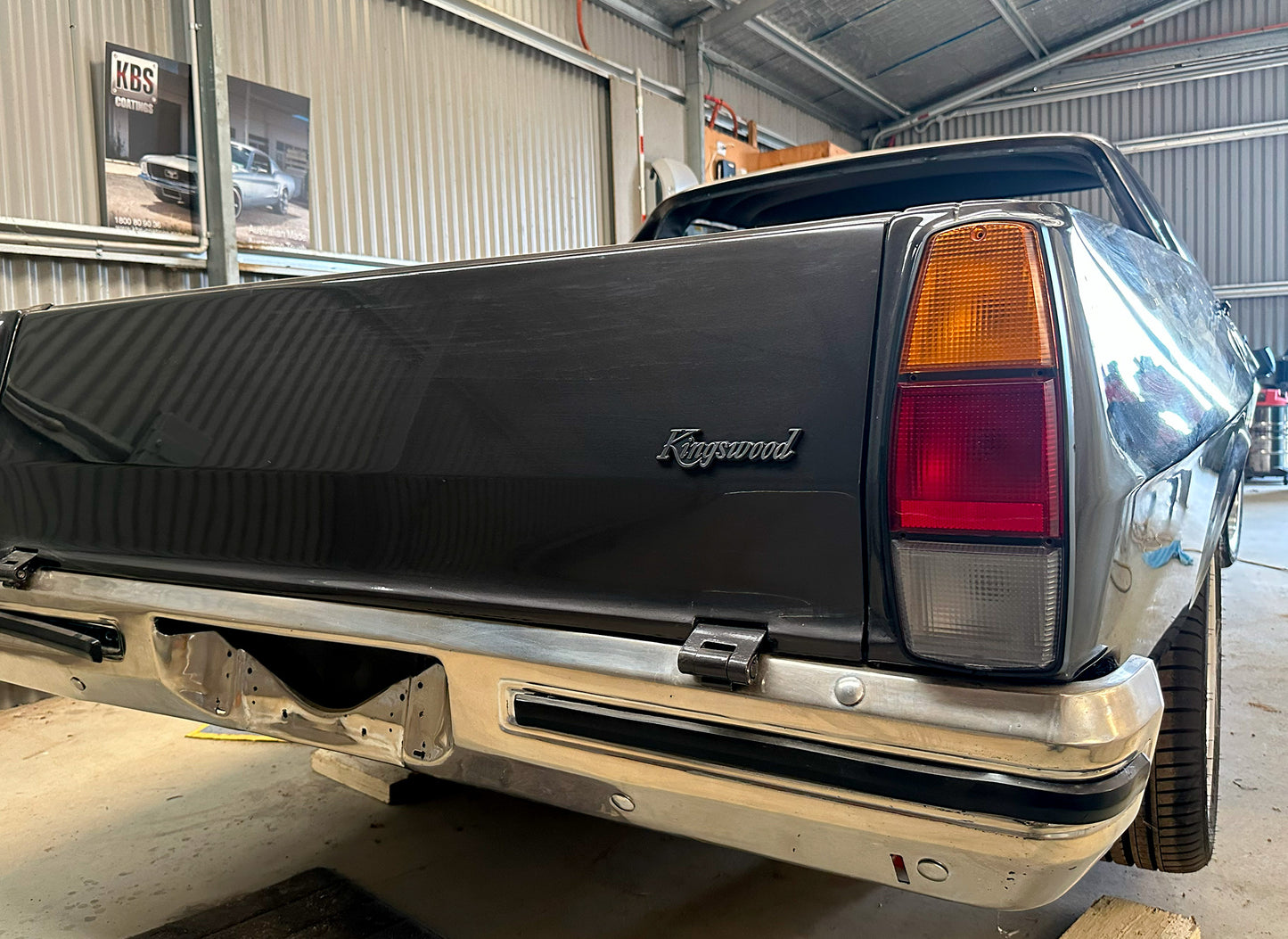 Holden WB Kingswood Ute Chrome badge