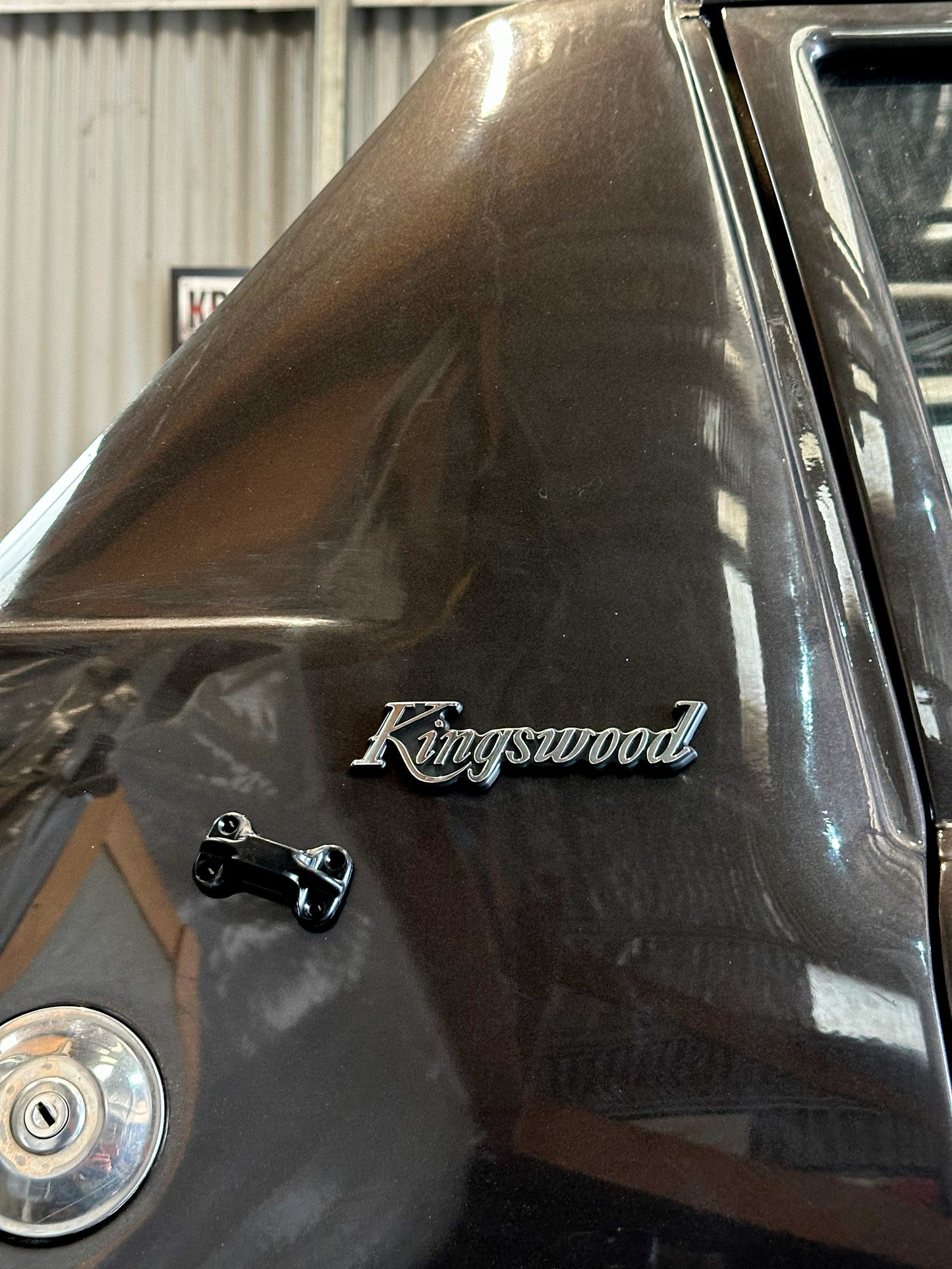 Holden WB Kingswood Ute Chrome badge