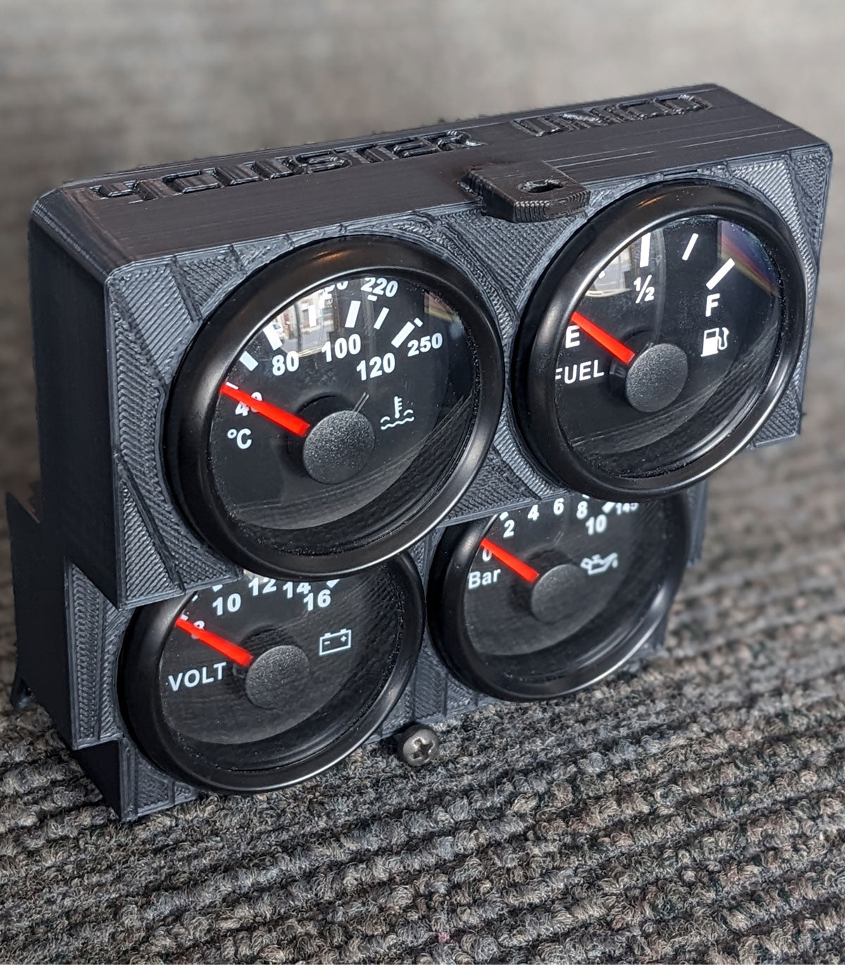 eBay 4 Gauge Cluster - HZ GTS Dash Adaptor