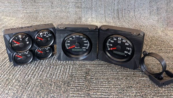 GTS Dash Badge - Red & Chrome, Brand New, For HZ Holden & Monaro Dashboard