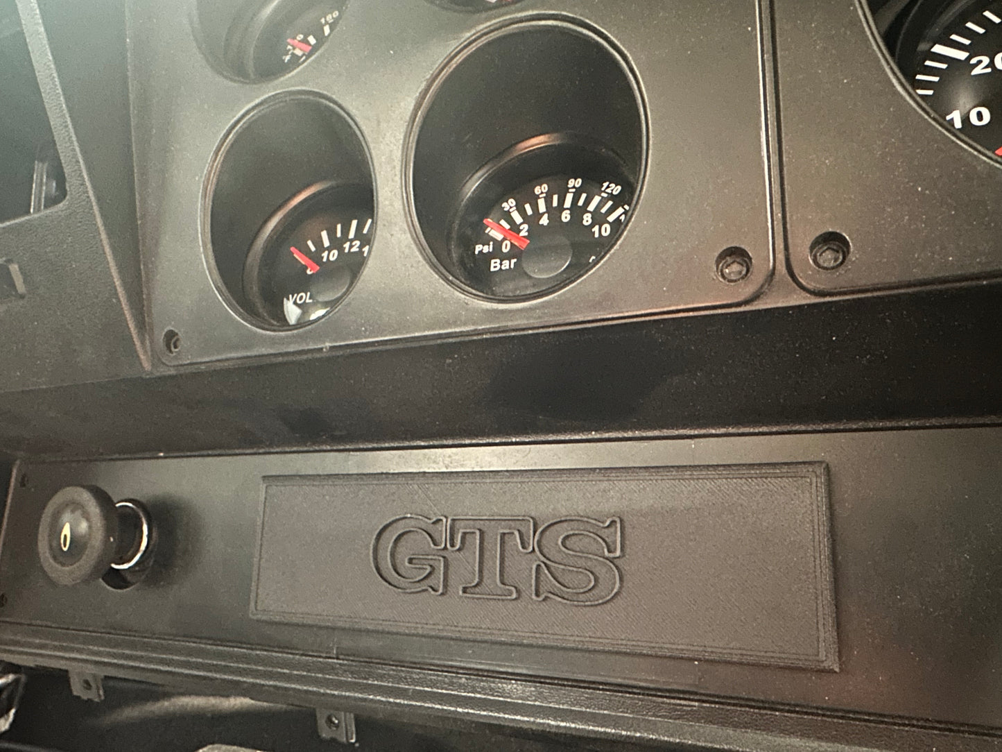 HZ GTS Radio Blank Plate - Original HZ Style GTS Logo