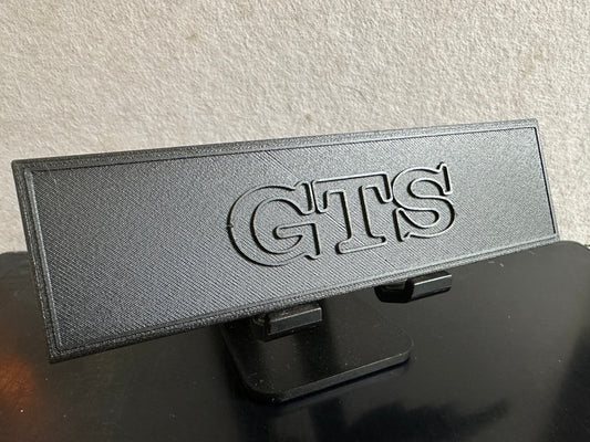 HZ GTS Radio Blank Plate - Original HZ Style GTS Logo