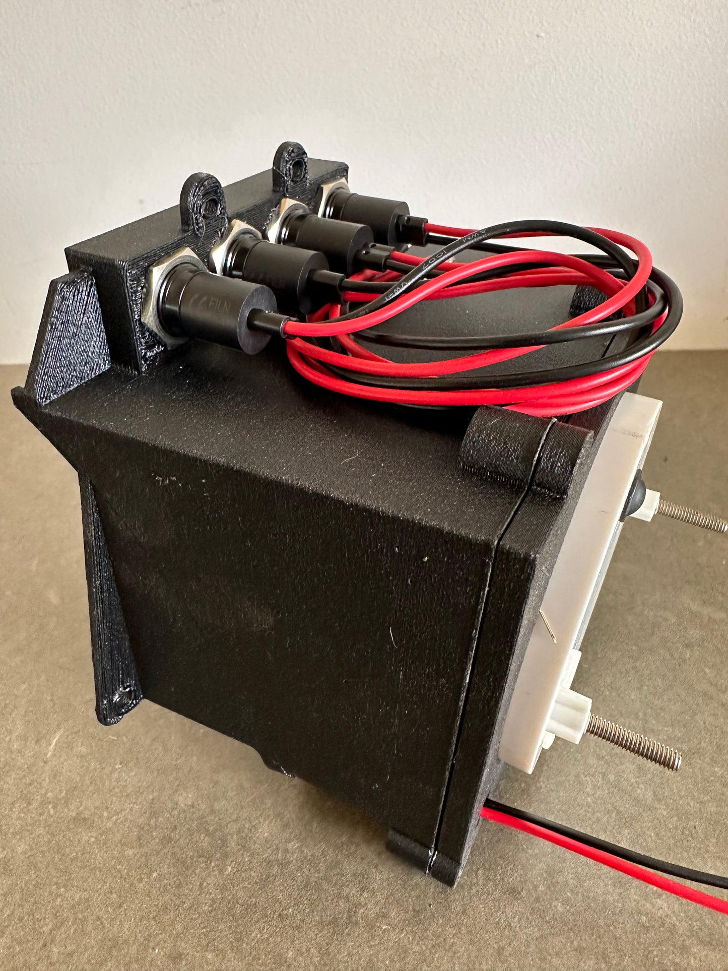 HQ 3-3/8 (85MM) Modern Gauge Adaptor with LED'S  (SPEEDO)