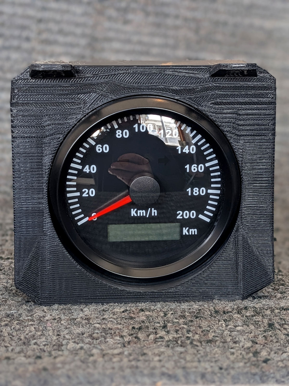 ebay Gauge Adaptor - RH 92mm Large Gauge Body, HZ GTS Dash